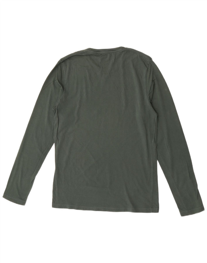 Rifle Haut Homme Manches Longues Petit Coton Vert