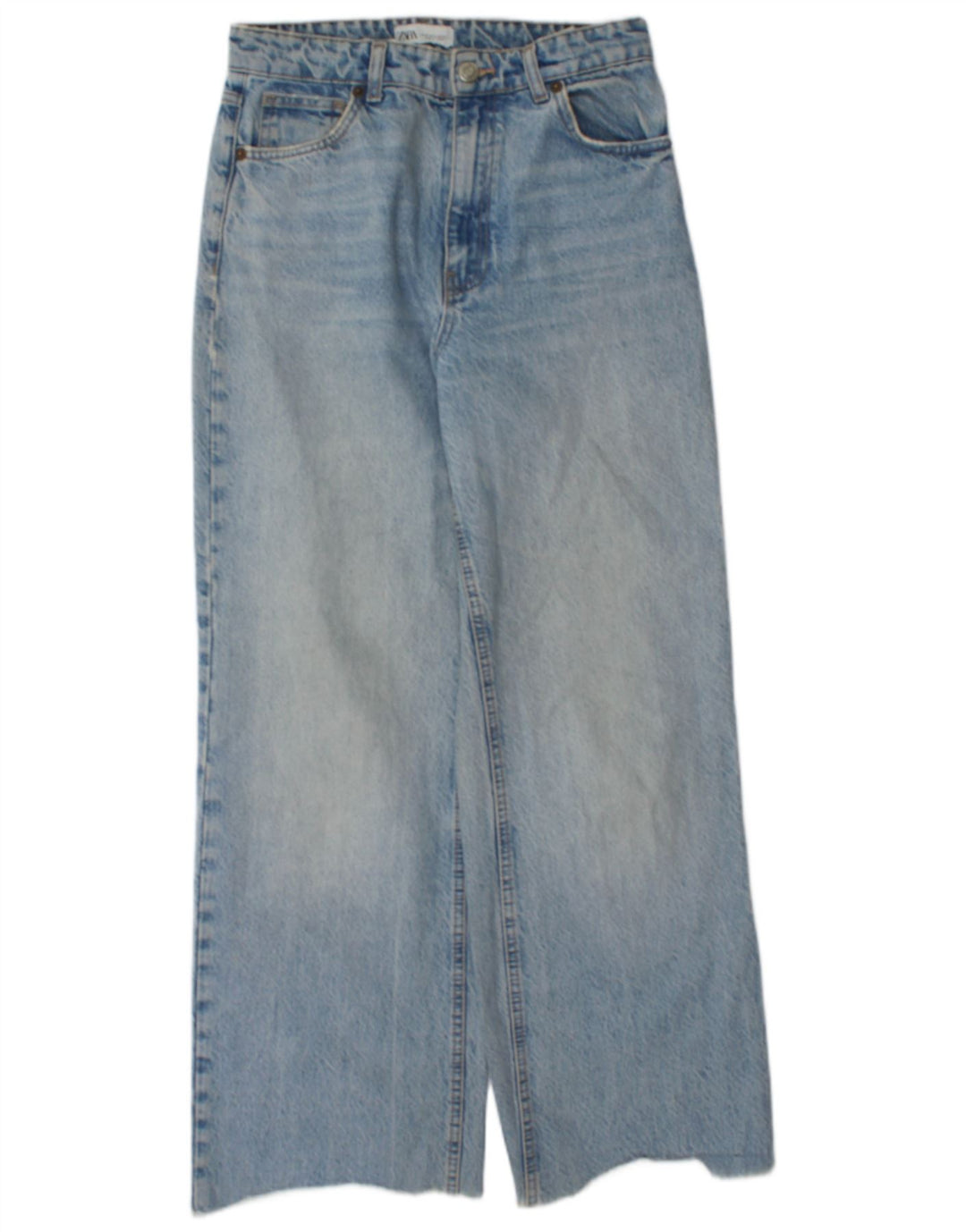 Zara Jean ample pour femme EU 38 Small W28 L29 Bleu