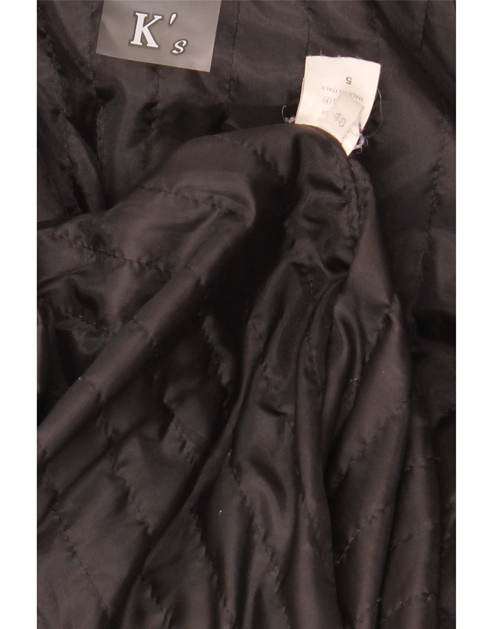 K'S Veste en cuir femme IT 48 XL Noir
