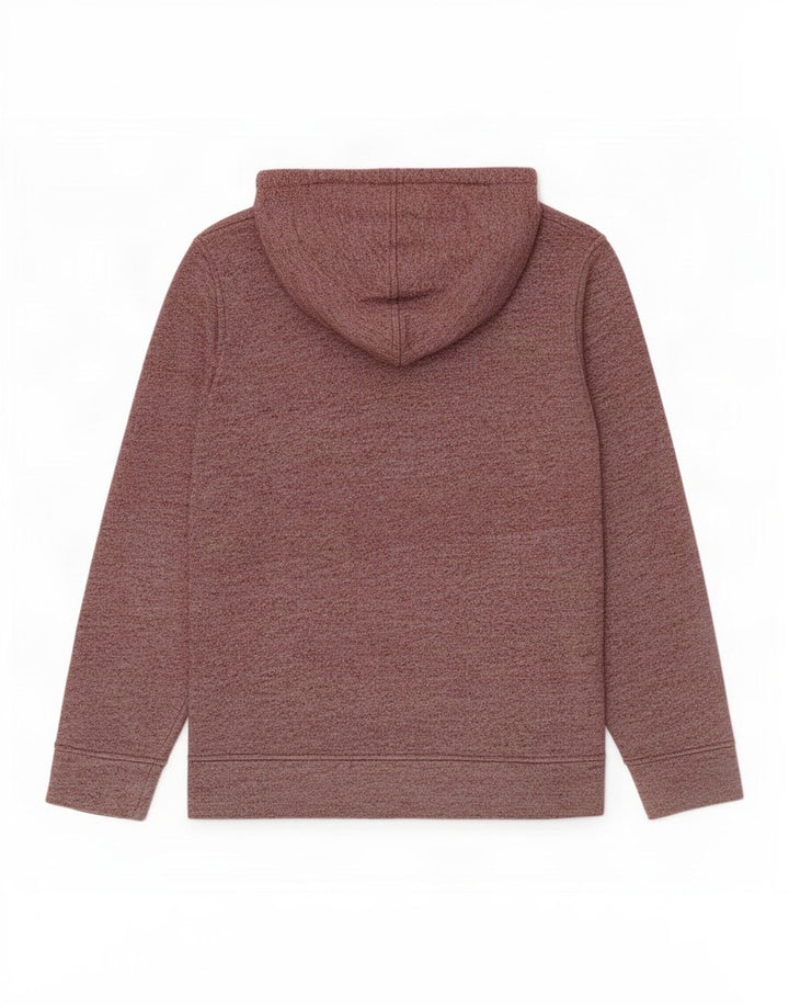 Jack & Jones Pull à capuche graphique pour homme en polyester moucheté bordeaux moyen
