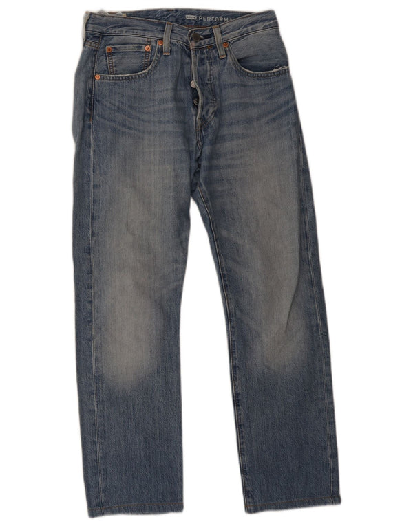 Levi's Jean Droit 501 Femme W28 L27 Bleu Coton