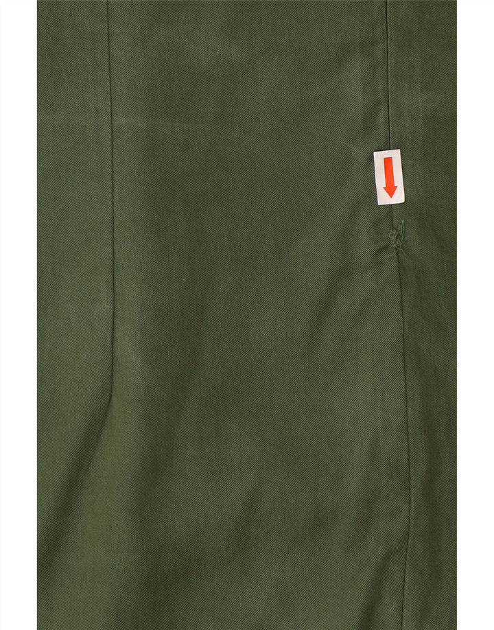 Desigual Robe fourreau graphique pour femme EU 42 Coeur floral vert moyen