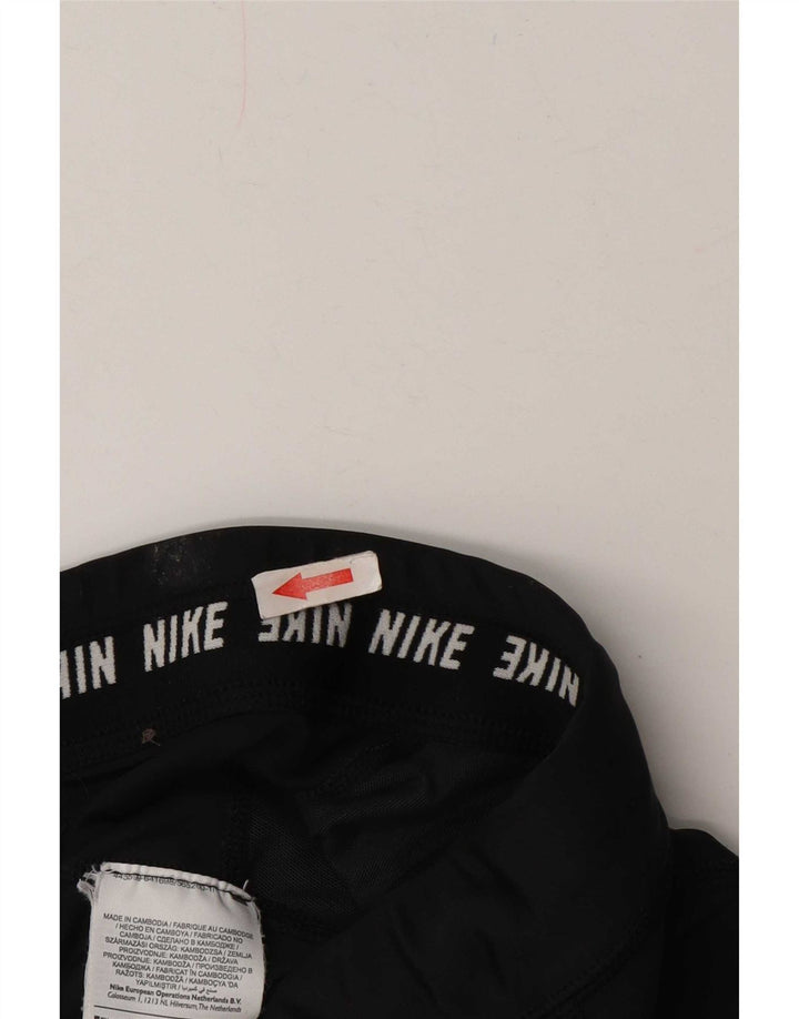 Legging Nike Dri Fit pour femme, petit, en polyester rayé noir
