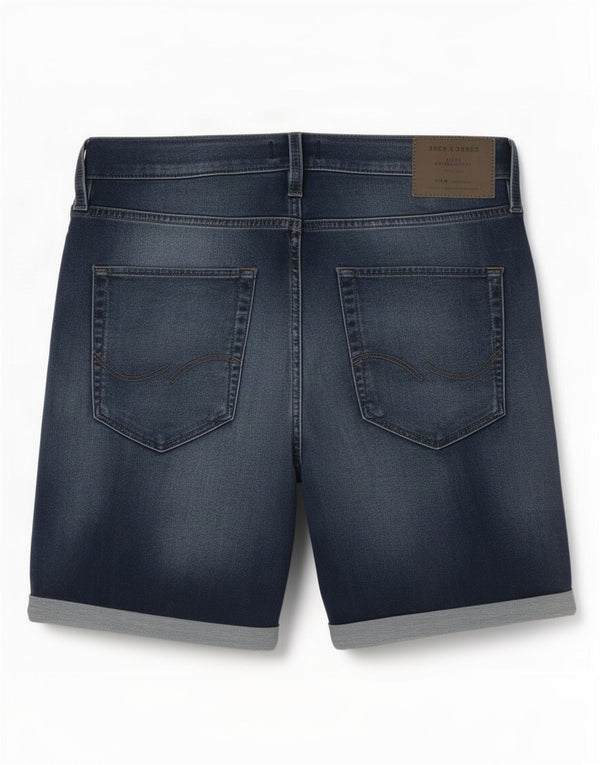 Jack & Jones Short en jean pour homme Small W32 Bleu Coton