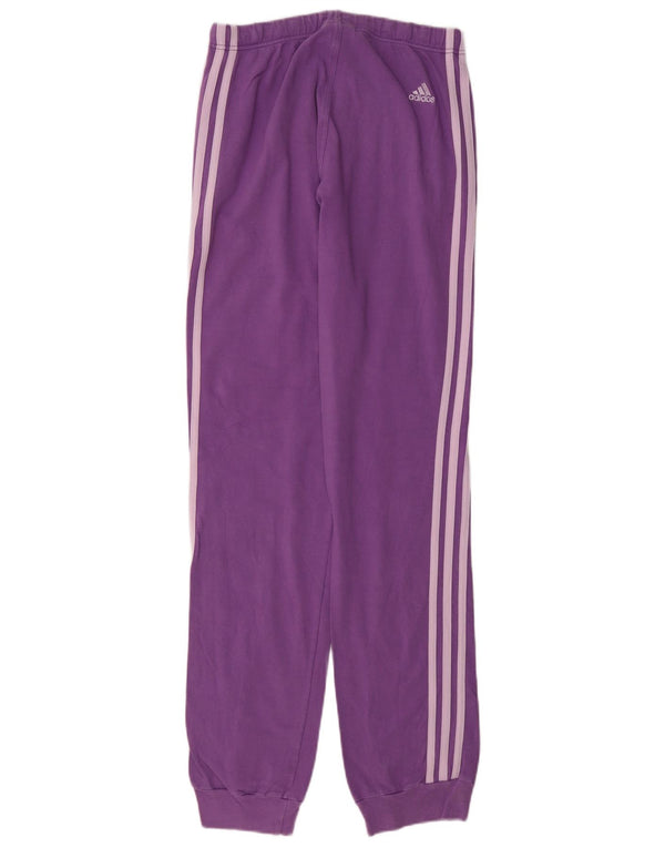 Adidas Pantalon de survêtement pour femme Joggers UK 12 Coton violet moyen