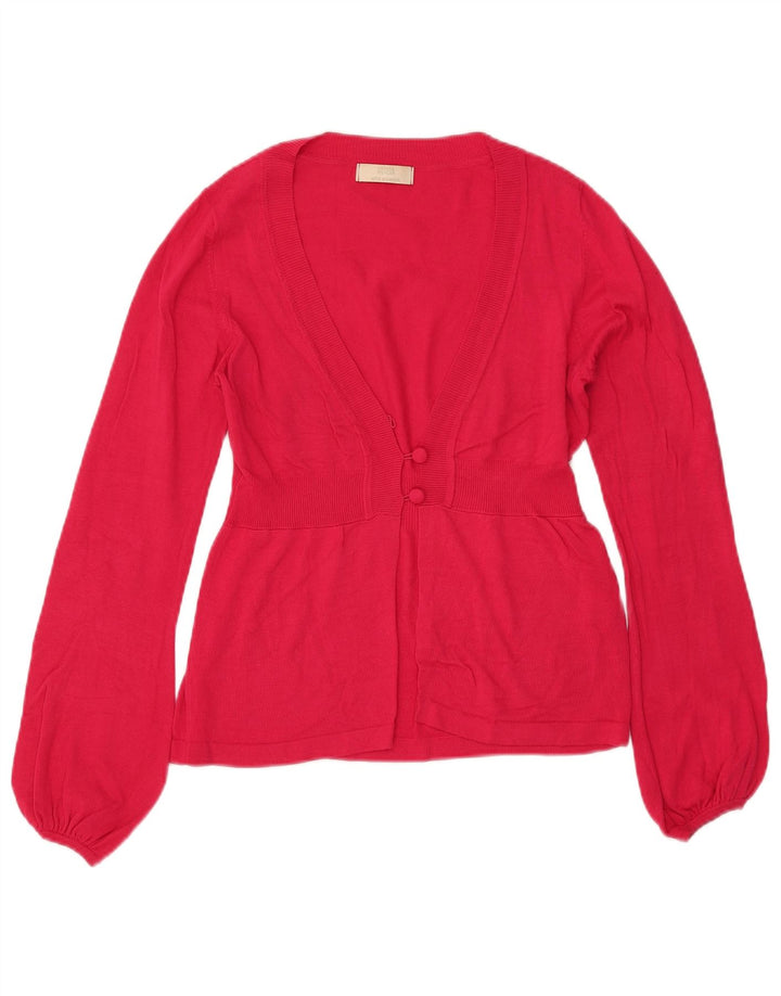 Marks & Spencer Pull Cardigan Femme UK 8 Petite Viscose Rose