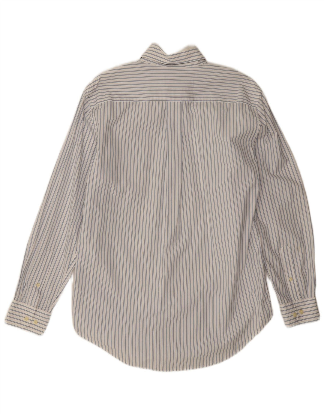 Best Company Chemise classique pour homme à fines rayures blanches