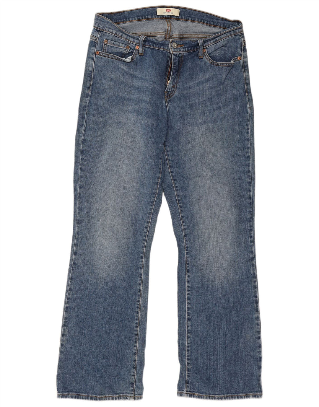 Levi's Jean bootcut courbé 525 pour femme US 14 Large W32 L30 Bleu Coton