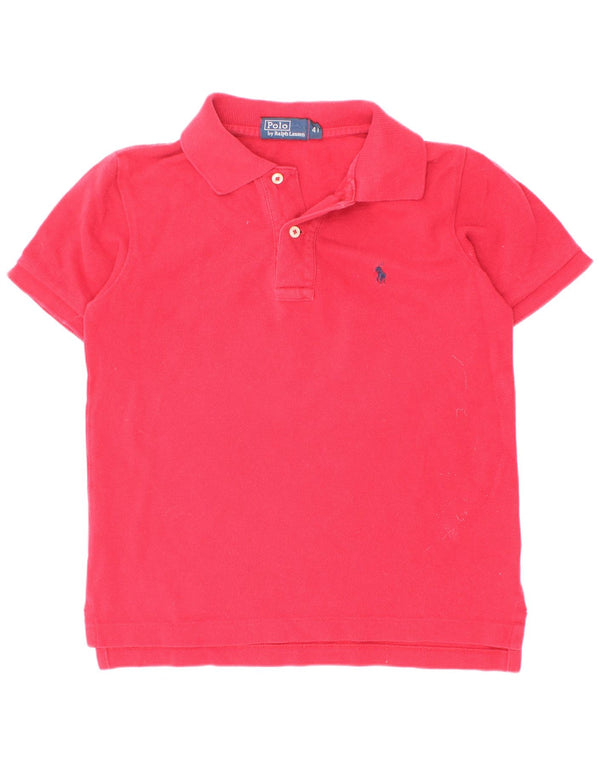 Polo Ralph Lauren Chemise garçon 3-4 ans Rouge Coton