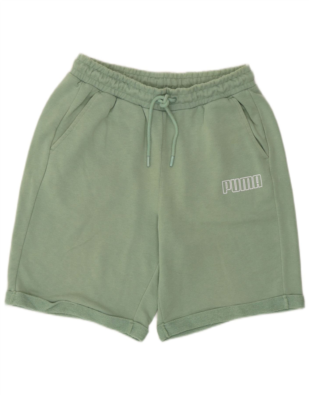 Puma Short de Sport Homme Vert Moyen
