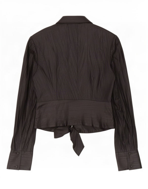 Joseph Ribkoff Chemisier à fermeture éclair pour femme UK 14 Large Noir Polyester