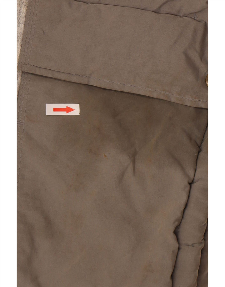 Carrera Veste bomber à capuche graphique pour homme UK 38 Gris moyen Colourblock