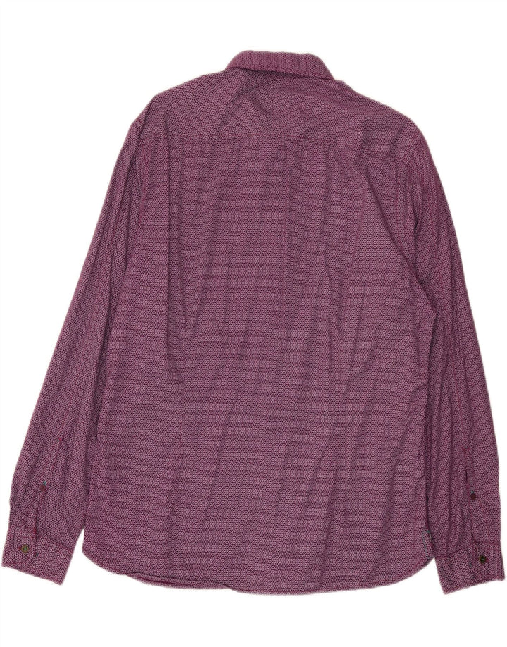 Chemise Slim Fit Homme White Stuff Large Coton À Pois Violet
