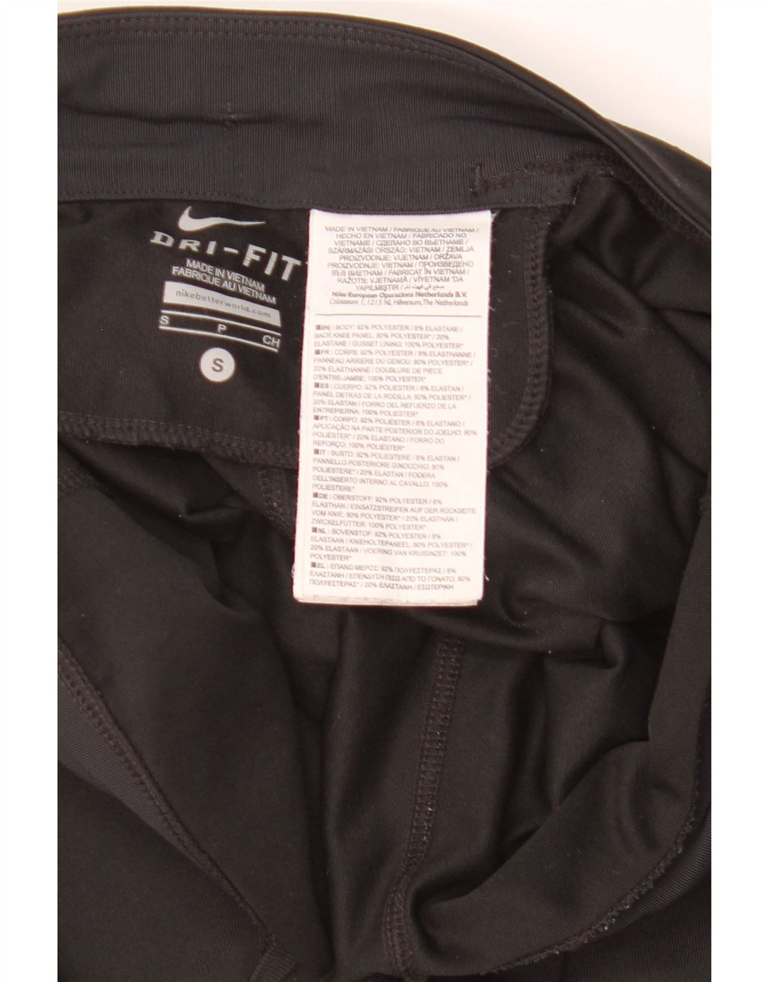 Legging Nike Dri Fit pour femme UK 10 Small Noir Polyester