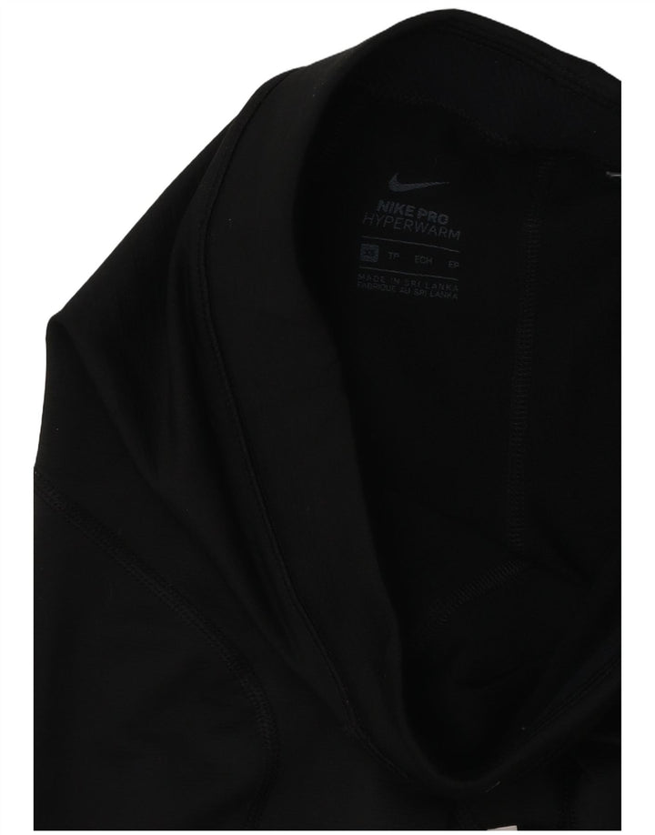 NIKE Legging graphique pour femme UK 4 XS Noir