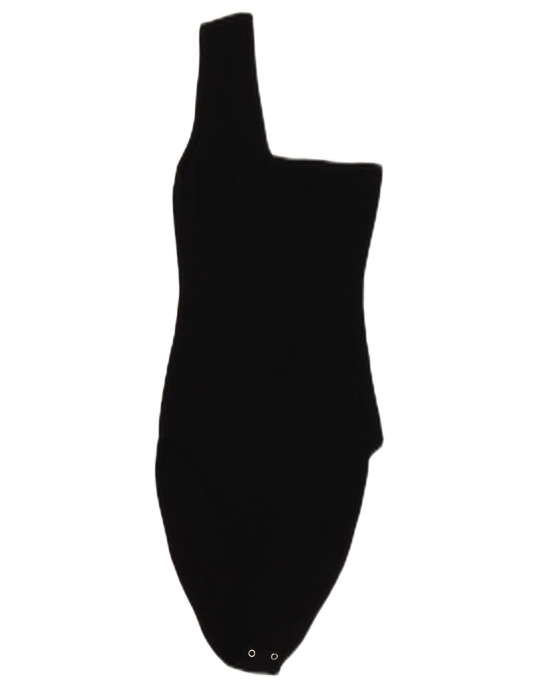 Zara Body asymétrique épaule dénudée pour femme UK 8 Small Noir
