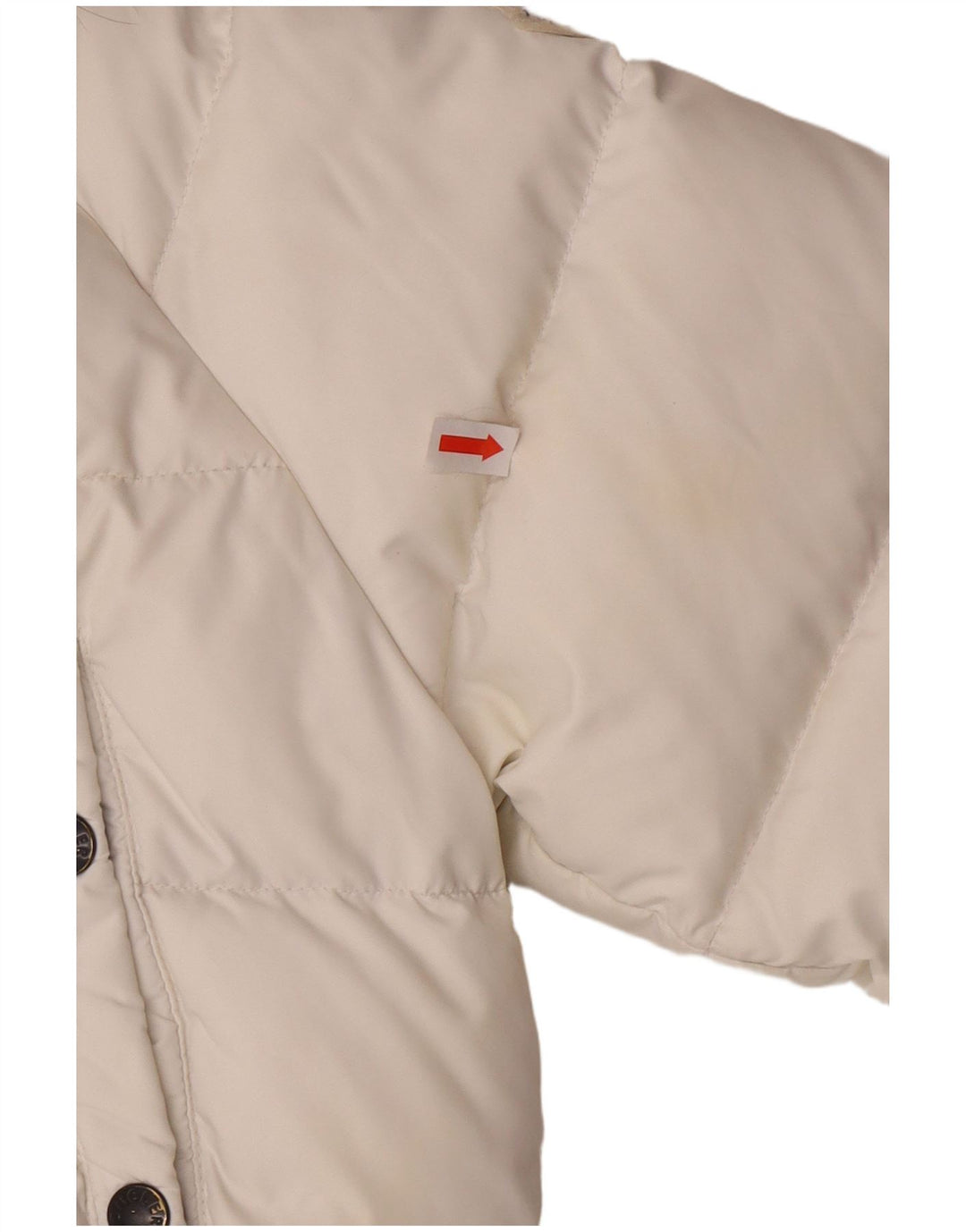 MONCLER Veste matelassée à capuche pour fille 5-6 ans Nylon blanc