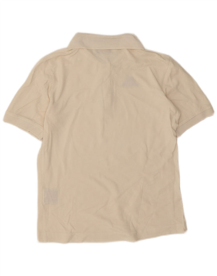 Kappa Polo Femme UK 14 Medium Off White Coton