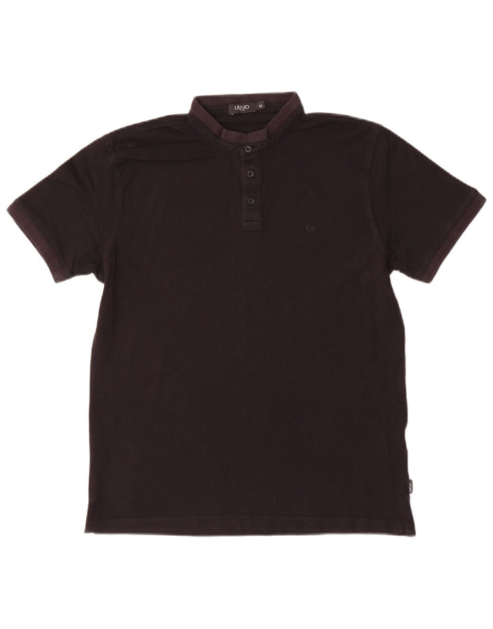 LIU JO Polo Uomo Homme Noir Moyen Coton