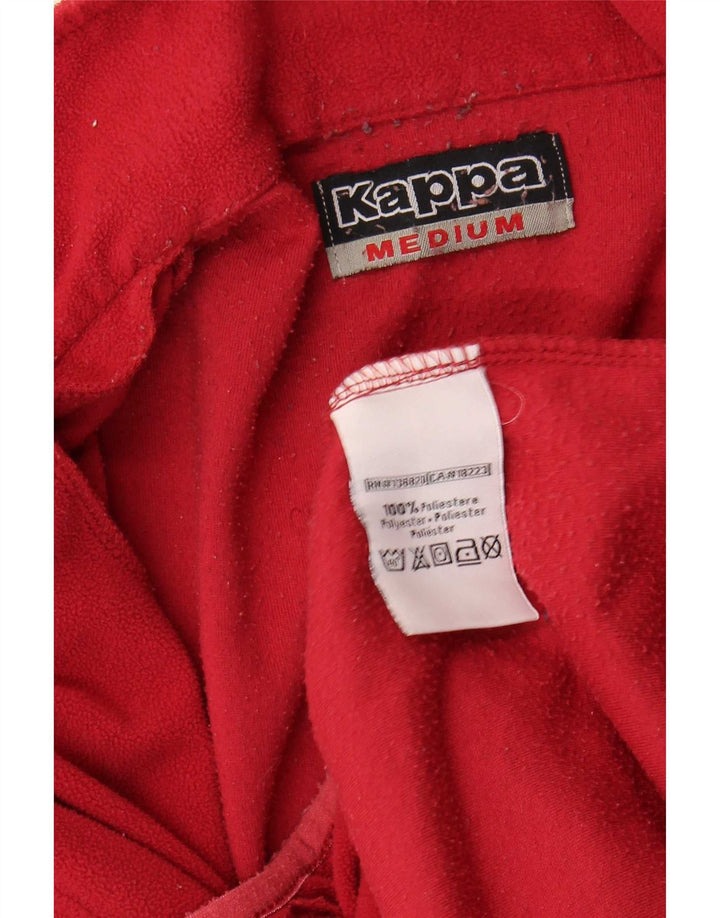 Kappa Veste polaire pour homme UK 36 Small Rouge Polyester