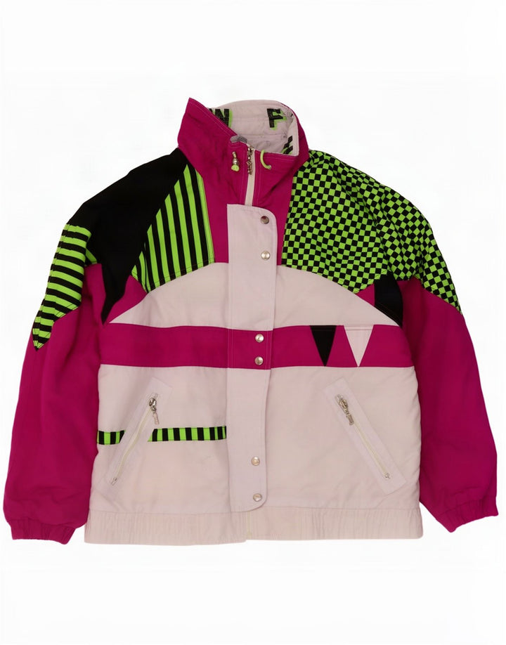 Rodeo Womens By C&A Veste de ski EU 38 Medium Blanc Colorblock Polyester