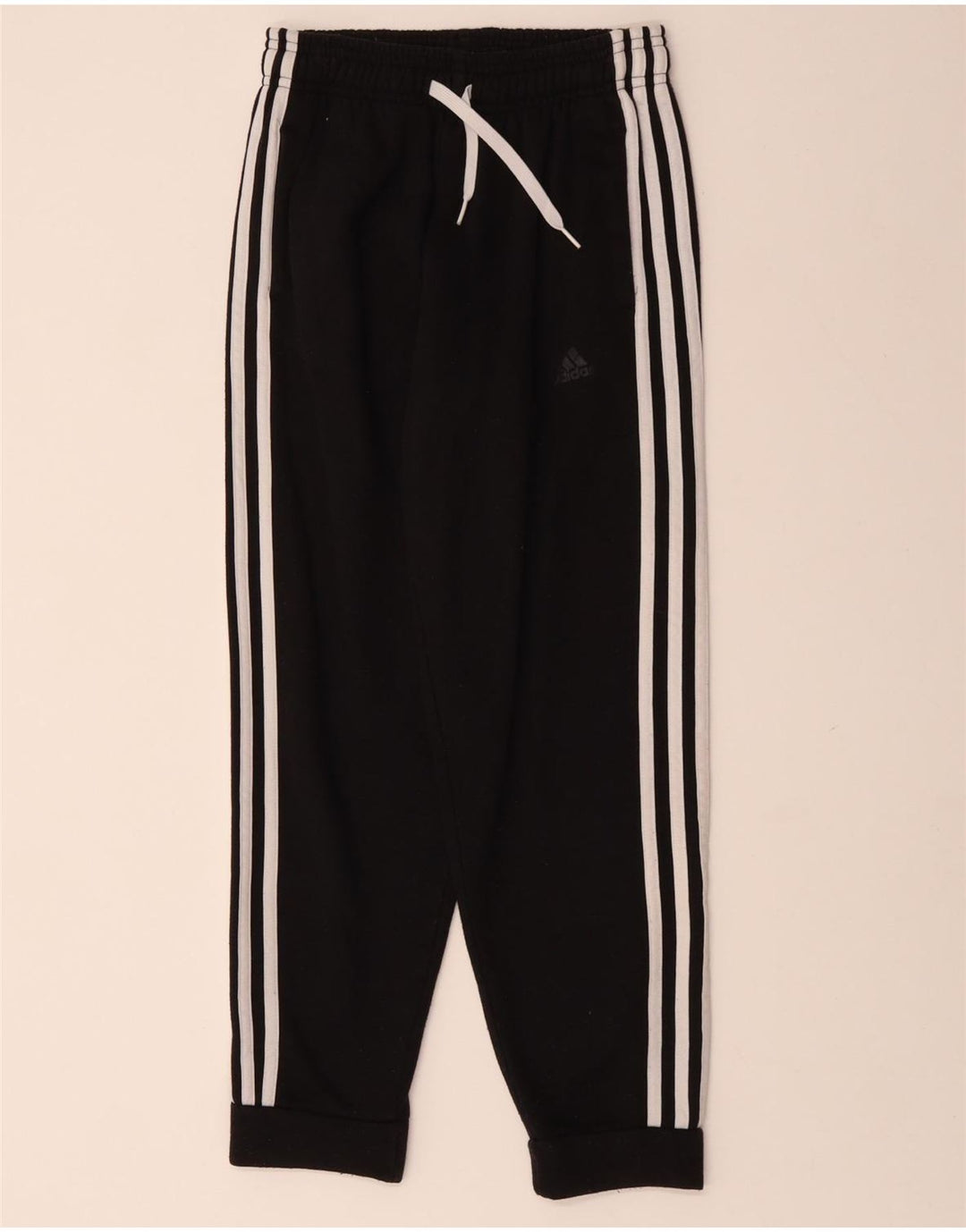 ADIDAS Pantalon de Survêtement Garçon Joggers 11-12 ans Noir Coton