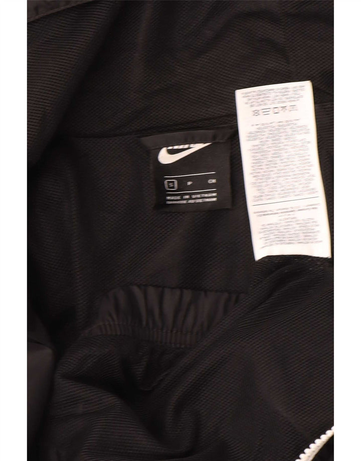 Nike Veste bomber à capuche pour homme UK 36 Petit Noir Polyester