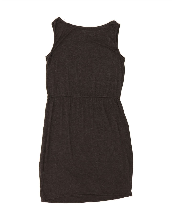 MOSSIMO Womens Sleeveless Bodycon Dress UK 14 Large Grey Rayon Vintage Mossimo and Second-Hand Mossimo from Messina Hembry 