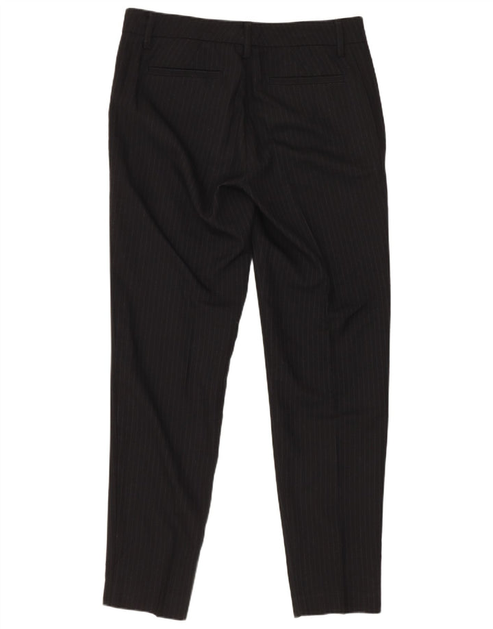 Stefanel Costume 2 pièces 1 bouton pour femme IT 40 Small W28 L28 Noir à fines rayures