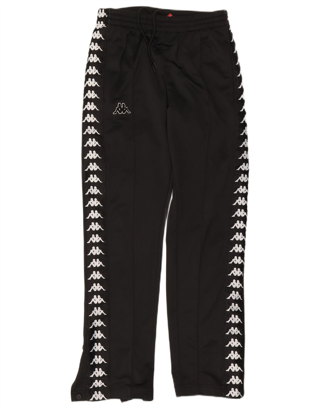 Kappa Pantalon de Survêtement Graphique Homme Petit Noir