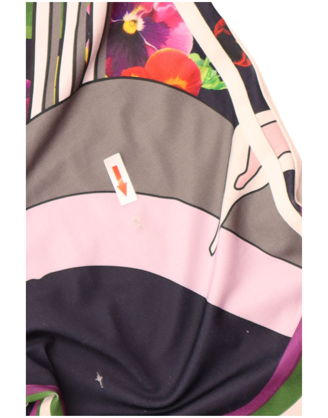 Adidas Leggings Femme UK 10 Petit Polyester Floral Multicolore