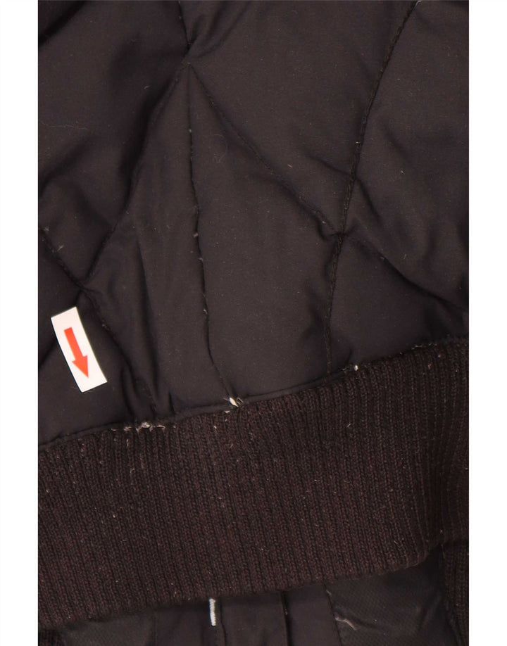 Helly Hansen Veste rembourrée à capuche pour femme UK 14 Medium Black Nylon