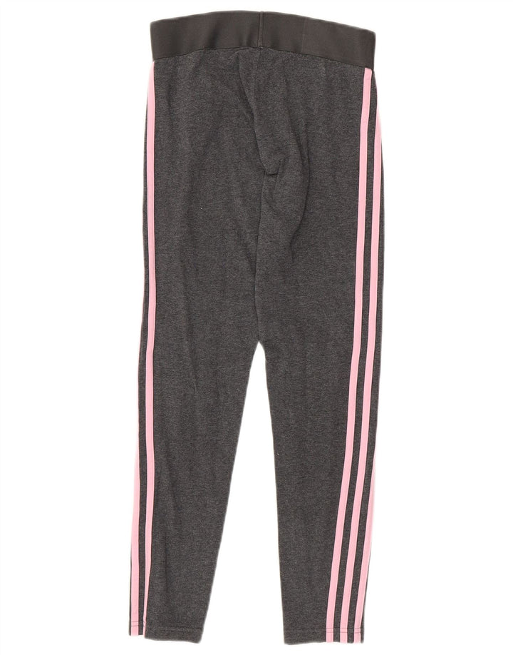 ADIDAS Leggings Femme UK 4/6 XS Gris Coton