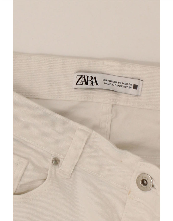 ZARA Womens Skinny Jeans EU 40 Medium W30 L28 White Vintage Zara and Second-Hand Zara from Messina Hembry 