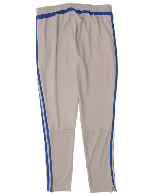 Adidas Pantalon de survêtement Climacool pour homme - Large - Gris - Polyester color block