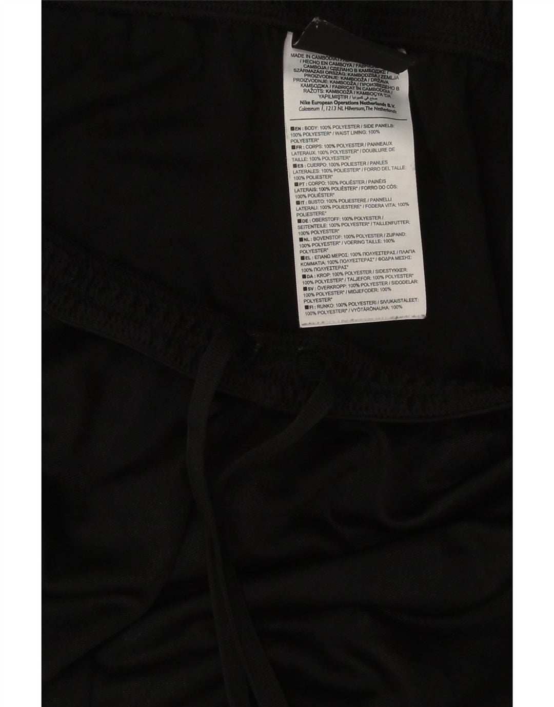 Nike Short de sport Dri Fit pour homme en polyester noir moyen