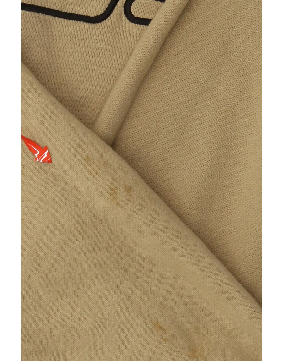 FILA Pull à capuche graphique pour hommes, grand Beige