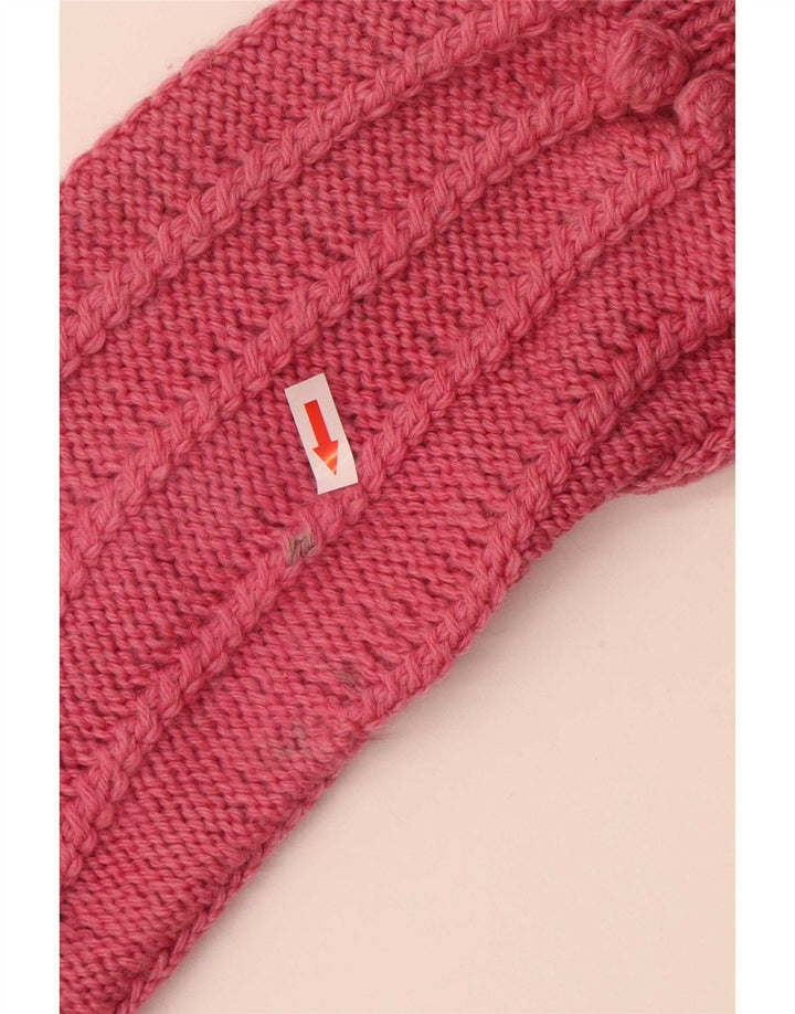 vintage Femme Cardigan Pull UK 12 Rose Moyen