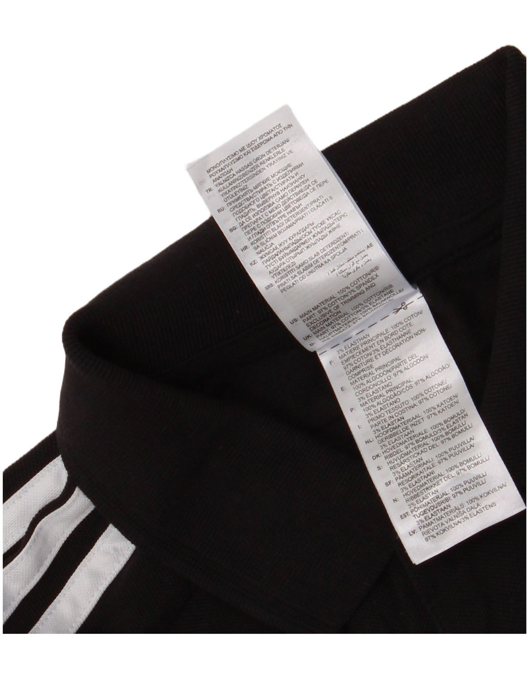 Adidas Polo Homme Petit Noir Coton