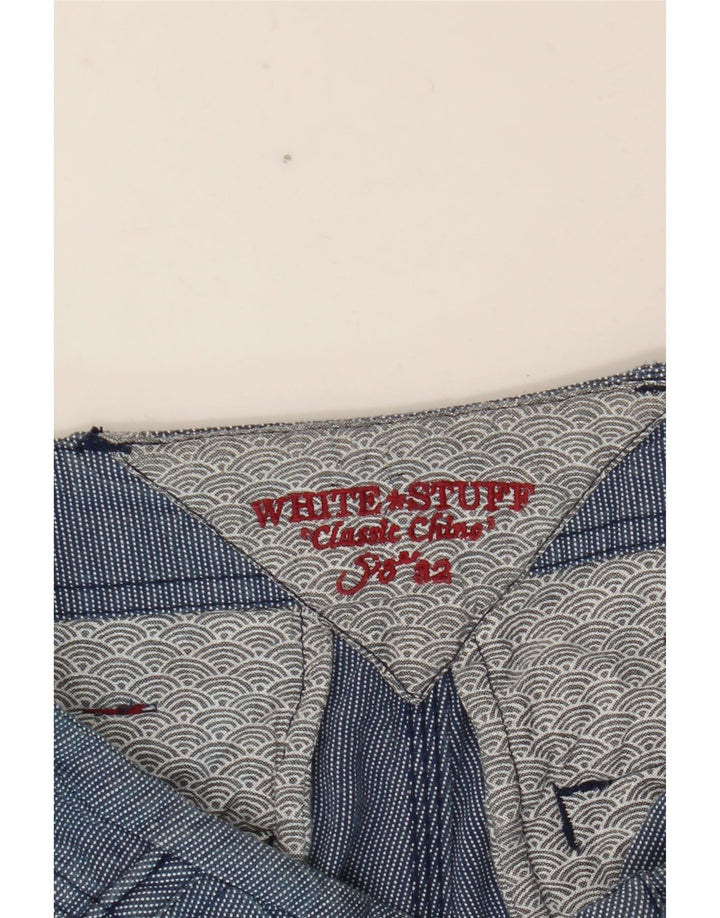 Short Chino Homme White Stuff W32 Bleu Moyen Coton