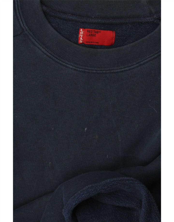 Levi's Sweatshirt Jumper Homme Bleu Marine Large