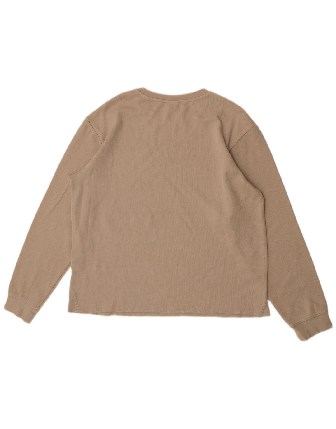 Zara Homme Top Manches Longues Grand Coton Beige
