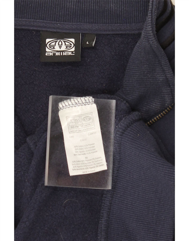 ANIMAL Veste de Survêtement Homme Grand Bleu Marine Coton