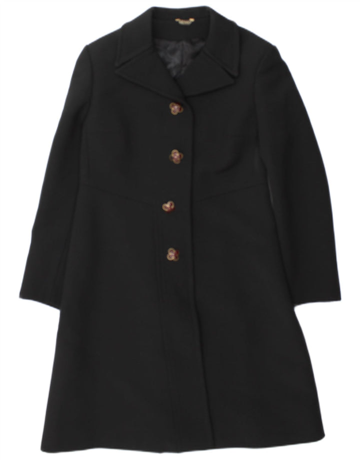 Genny Manteau pour femme UK 10 Petit Noir