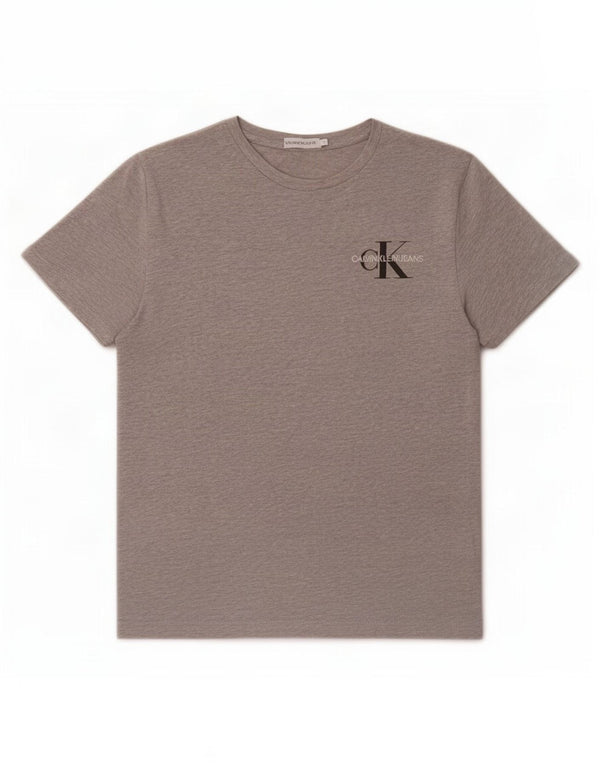 Calvin Klein Jeans Boys Graphic T-Shirt Top 13-14 Years Grey Cotton