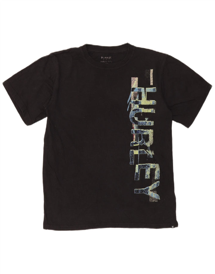 Hurley T-Shirt Graphique Homme Petit Noir
