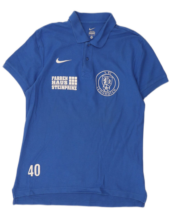 Polo Graphique FC Leonhofen Homme Bleu Moyen Coton Nike