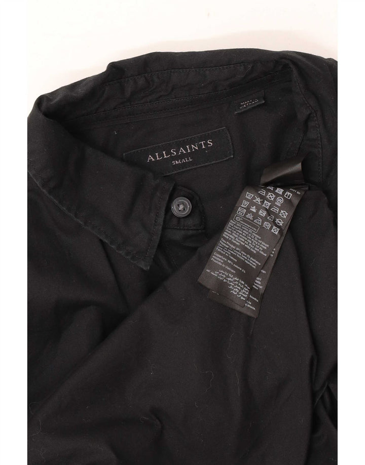All Saints Chemise Homme Petit Noir Coton