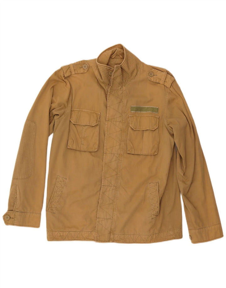 Pure Trash Veste militaire pour homme UK 40 Grand coton beige