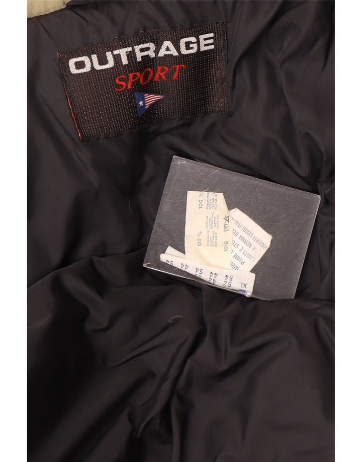 Outrage Veste matelassée pour homme UK 42 XL Beige